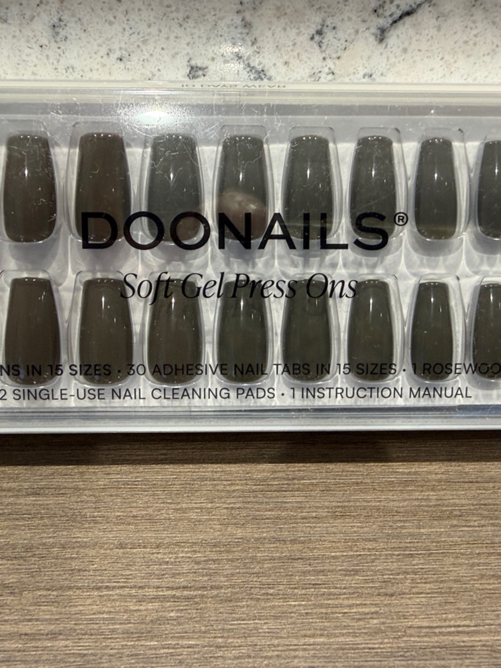 Olive Green Soft Gel Press-On Nail Set